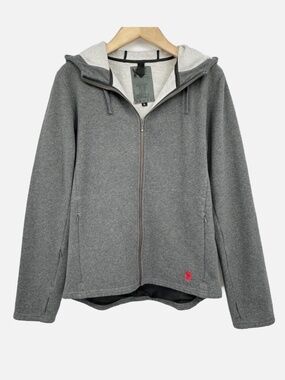 Chrome Industries Full Zip Utility Hoodie Gray Large